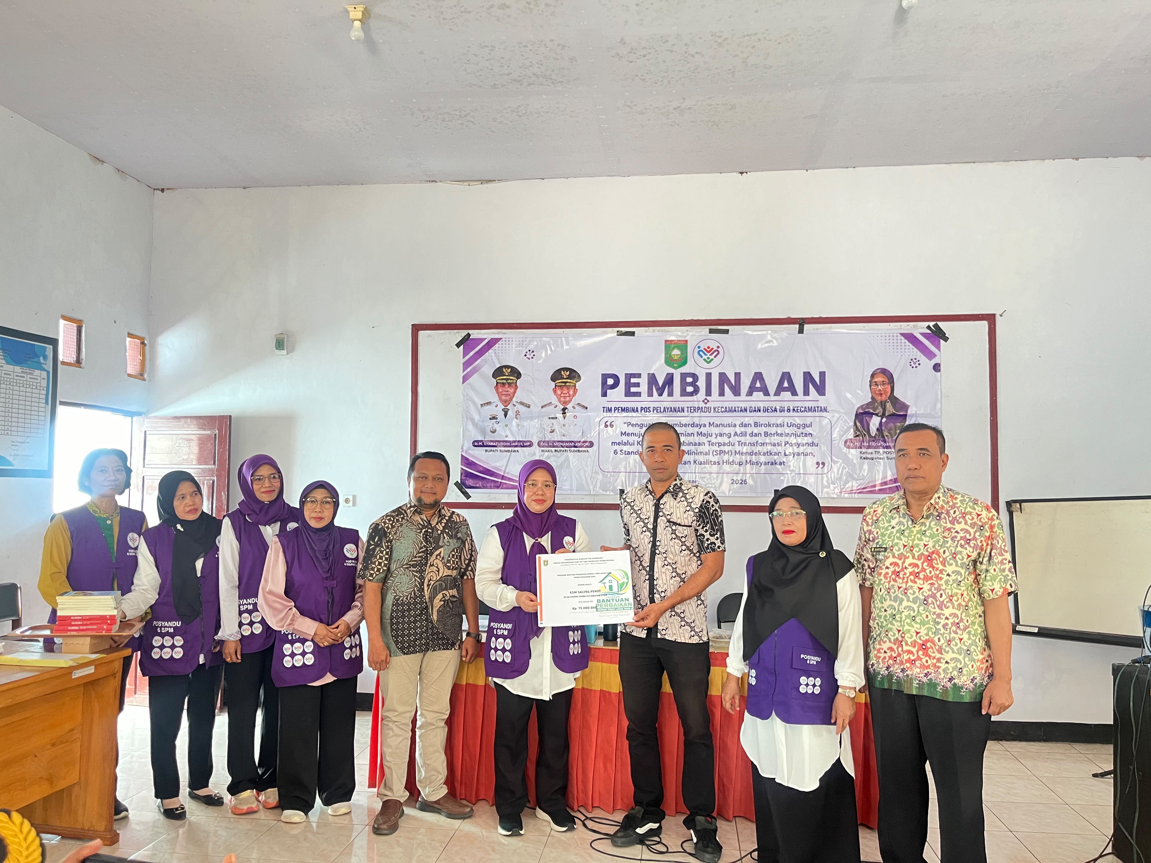 Ketua TP Posyandu Kabupaten Sumbawa Pimpin Pembinaan Posyandu di 8 Kecamatan untuk Perkuat Transformasi Layanan Masyarakat 